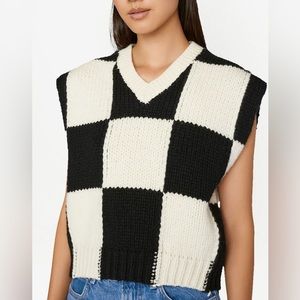 Frame 100% Merino Wool Colorblock Sweater Vest size S. Worn once.